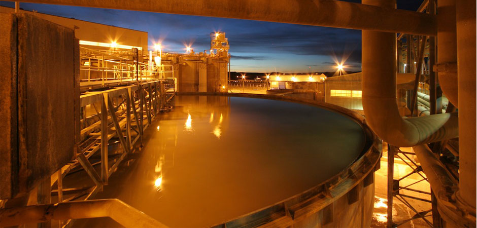 agua en la minería